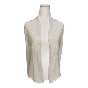 Lilly Pulitzer Cream Open-Front Poncho